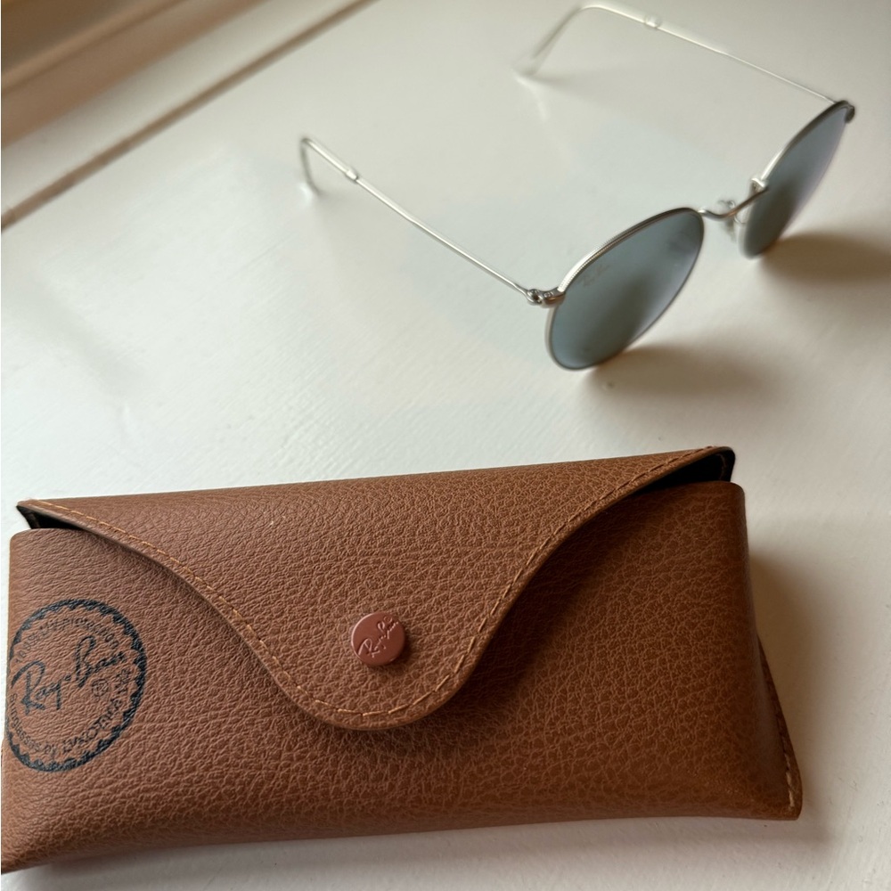Ray-Ban Silver Sunglasses with Case